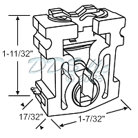 Tilt Window Pivot Lock Shoe 62-50028 1