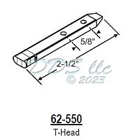 T Head Pivot Bar 62-550 1
