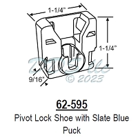 Window Pivot Lock Shoe 62-595 1