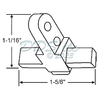 Tilt Window Pivot Pin 62-663