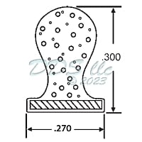 Bulb T Slot Foam Weatherseal Black 63-703B