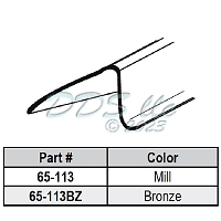 Metal Glazing Bead 65-113BZ 1
