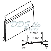 Snap In Glazing Bead 65-132W