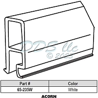 Acorn Window Snap In Vinyl Glazing Bead 65-235W 1