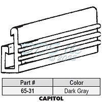 Snap In Vinyl Glazing Bead 65-31