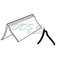 Vinyl Glazing Bead 65-350B