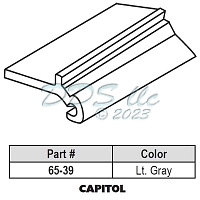 Snap In Vinyl Glazing Bead 65-39