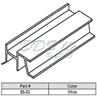 Snap In Vinyl Glazing Bead 65-53