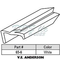 Snap In Vinyl Glazing Bead 65-6 1