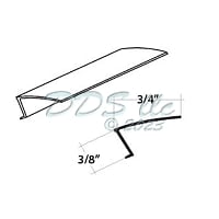 Silverline Window Vinyl Glazing Bead 65-61B