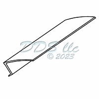 Silverline Window Vinyl Glazing Bead 65-61 1