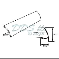Vinyl Glazing Bead 65-66