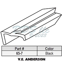 Snap In Vinyl Glazing Bead 65-7