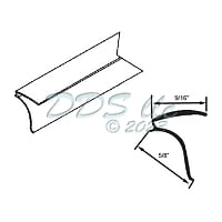 Vinyl Glazing Bead 65-78B 1