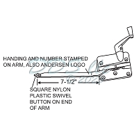 Sill Mounted Casement Operator 750-0531112