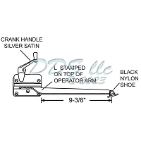 Andersen 7095L Casement Operator 750-1360008 1