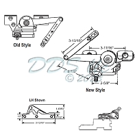 Andersen Casement Window Operator 750-1361481 2