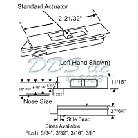 Snap in Tilt Latch 85-1054WA 1