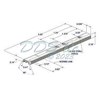Flared Tilt Window Pivot Bar 85-1171ss