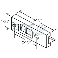85 Series Tilt Latch 85-529RHB 1
