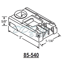 85 Series Window Pivot Lock Shoe 85-540 1