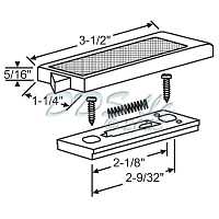 Atrium Window Tilt Latch Set 85-626WA 1