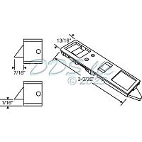Window Tilt Latch Set 85-809WA