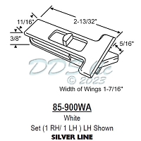 Silverline Snap In Window Tilt Latch 85-900WA 1