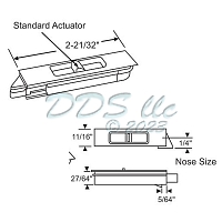 Snap-In Tilt Latch Tan 85-910TN