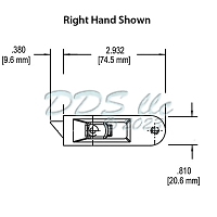 Truth Snap-in Window Tilt Latch RH 85-920-3R 1