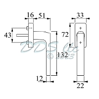 Hoppe Tilt Turn Window Handle 11576169 1