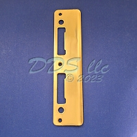 Polished Brass Latch and Deadbolt Strike 2014019