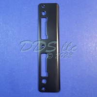 Matte Black Powder Coat Latch and Deadbolt Strike 2014801