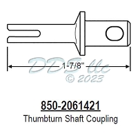 Hoppe Thumbturn Shaft Coupling 2061421 1