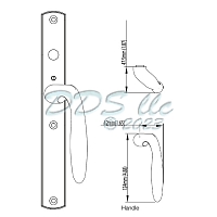 Hoppe Active Sliding Door Handle Set 2081967
