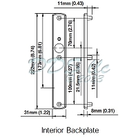 Hoppe M216N Backplate Series 8750807 1