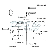 Hoppe London Active Door Handle Set 2619712 1