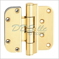 Hoppe Polished Brass LH Adjustable Door Set Hinge 3113431