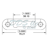 Hoppe Side Lite Lock Strike 3317644