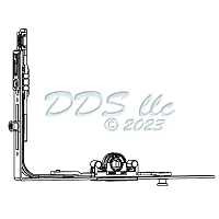 Hoppe French Casement Window Gear 40005015