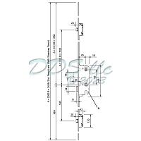 Hawk 3 Point Lock System 854-10545