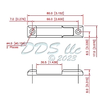 Strike Plate 854-12650 1