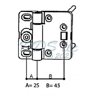Ferco Sash Hinge 854-14833 2