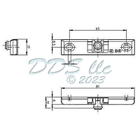 GU Bullet Door Catch, 12mm  854-15044 1