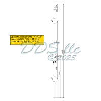 GU Ferco 50/92 Rhino Hook Multipoint Door Lock 854-15300 1
