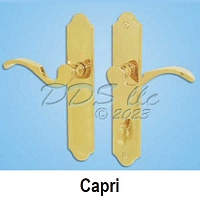 Capri Semi-Active Polished Brass Handle Set 854-15556 1