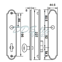 G-U Venice Dummy Door Handle Set 854-16121 1