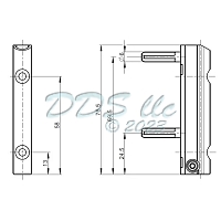 GU Hinge Pin Socket 854-16195 1