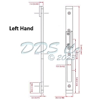 GU Lock Strike Plate Left Hand 854-16202 1