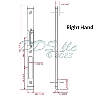 GU Lock Strike Plate Right Hand 854-16203 1